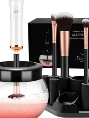 Electronic Makeup Brush Cleaner Kit